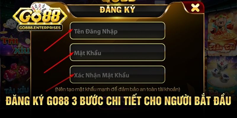 Đăng Ký GO88 - Mở Khóa Danh Sách Game Hot Và Ưu Đãi Siêu Tốc 2 Đăng ký GO88 3 bước chi tiết cho người bắt đầu