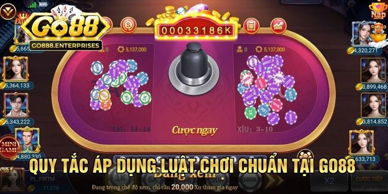 Quy tắc áp dụng luật chơi chuẩn tại GO88